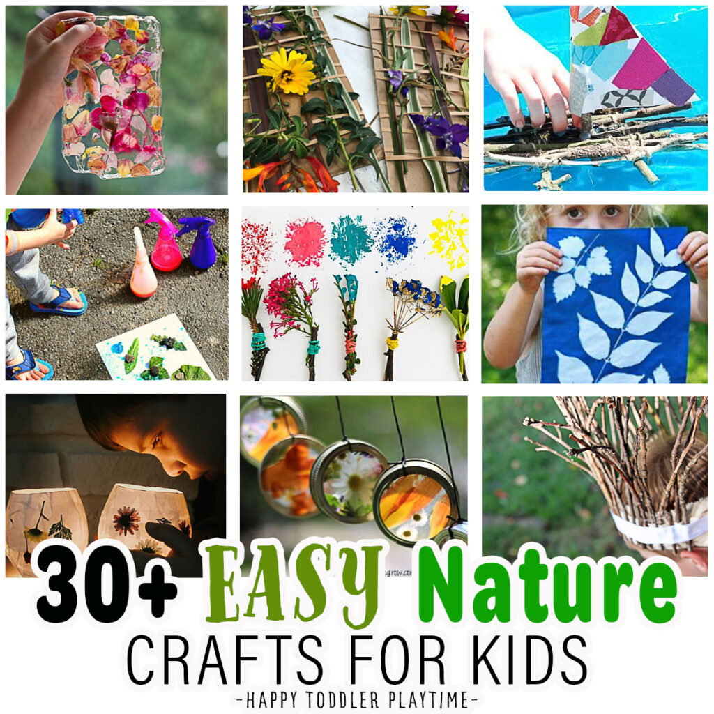 30+ Stunning Nature Crafts for Kids