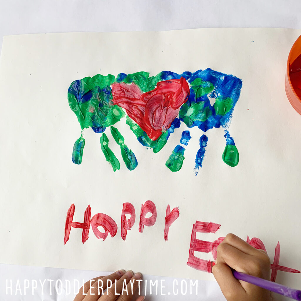 Earth Day Handprint Craft for Kids