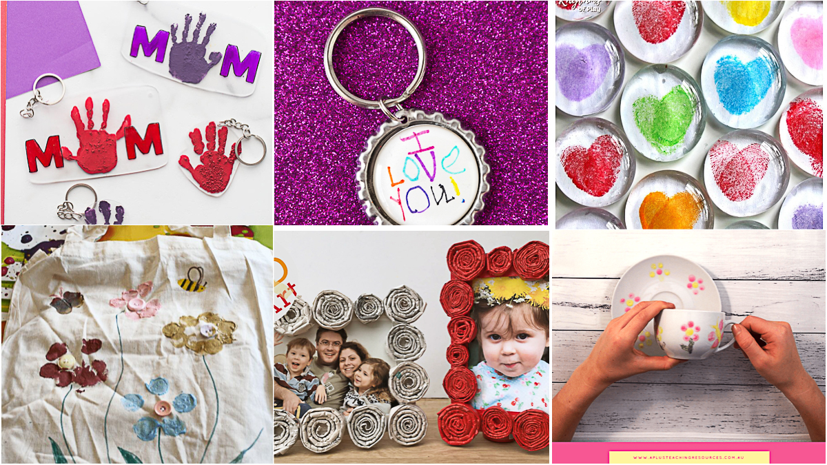 30+ Easy DIY Mother's Day Gifts Kids Can Make - Happy Toddler Playtime