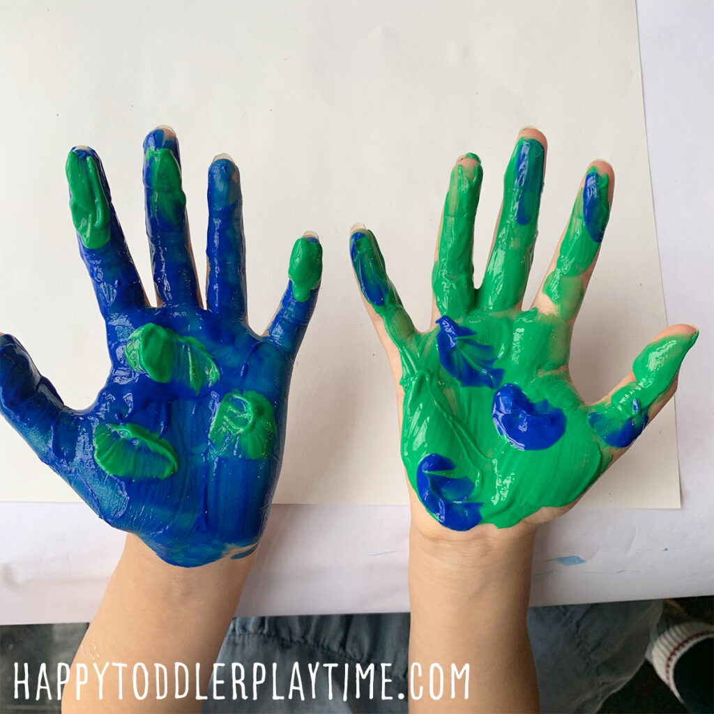 Earth Day Handprint Craft for Kids