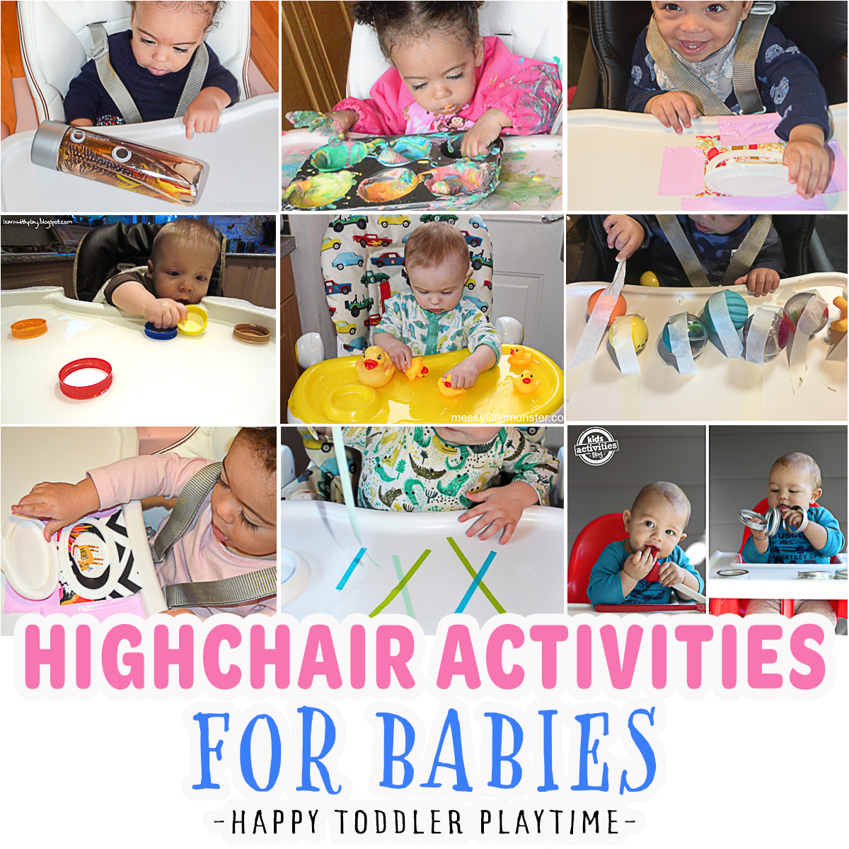 Easy Highchair Activities for Babies Happy Toddler Playtime