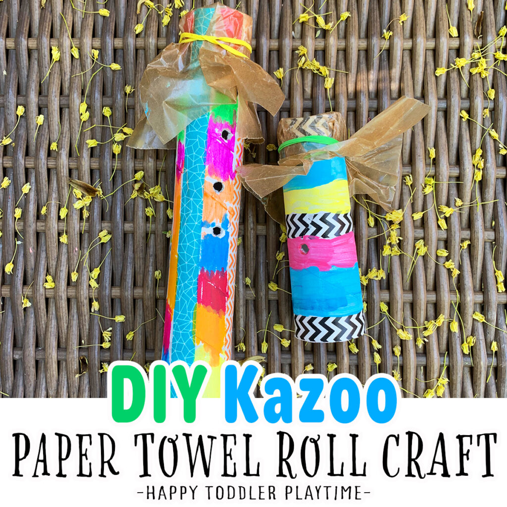 DIY Cardboard Tube Kazoo Craft for Kids