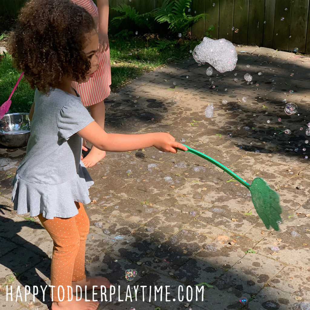 Fly Swatter Bubbles: Super Easy Summer Fun