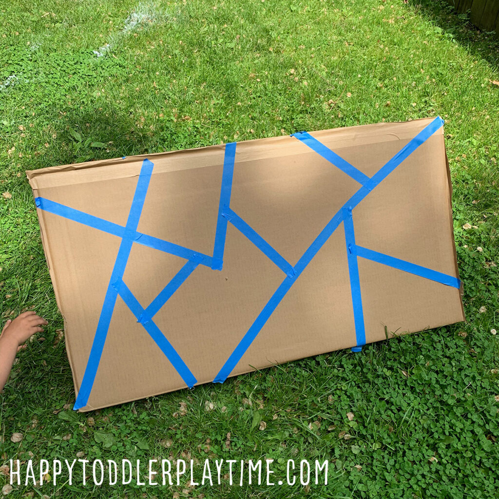DIY Cardboard Tent Craft