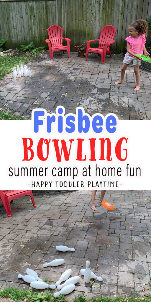 Frisbee Bowling for Kids