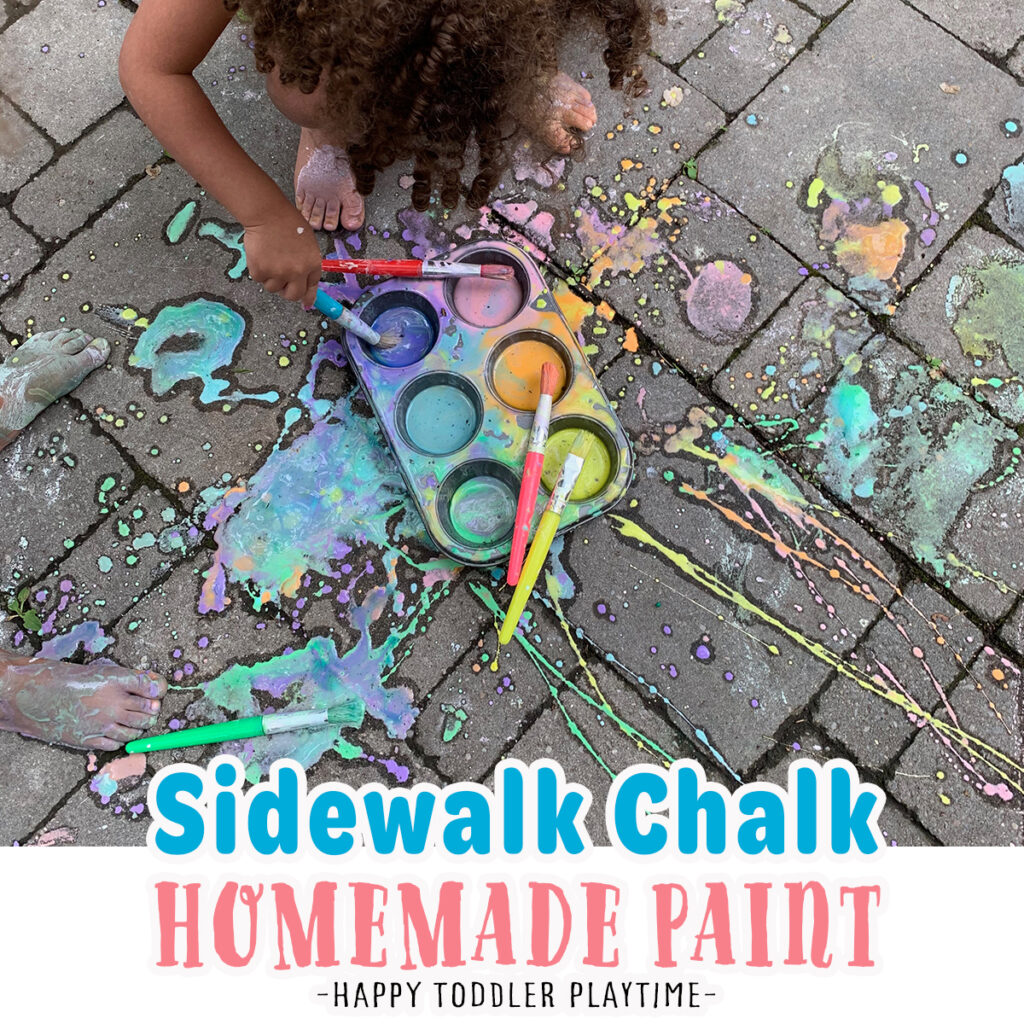 Homemade Sidewalk Chalk Paint