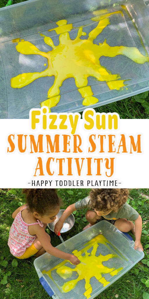 Fizzy Sun Sensory Bin: Summer STEAM