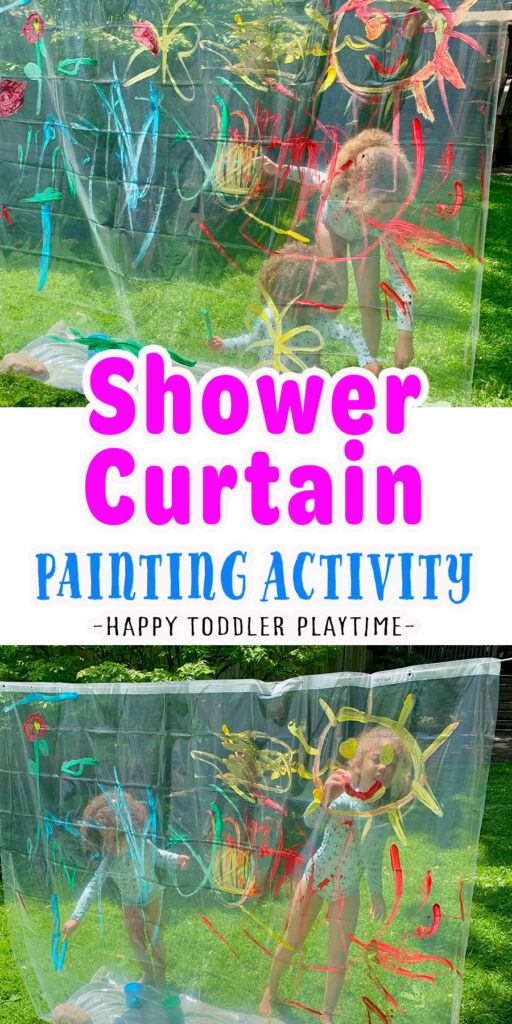 Shower Curtain Painting