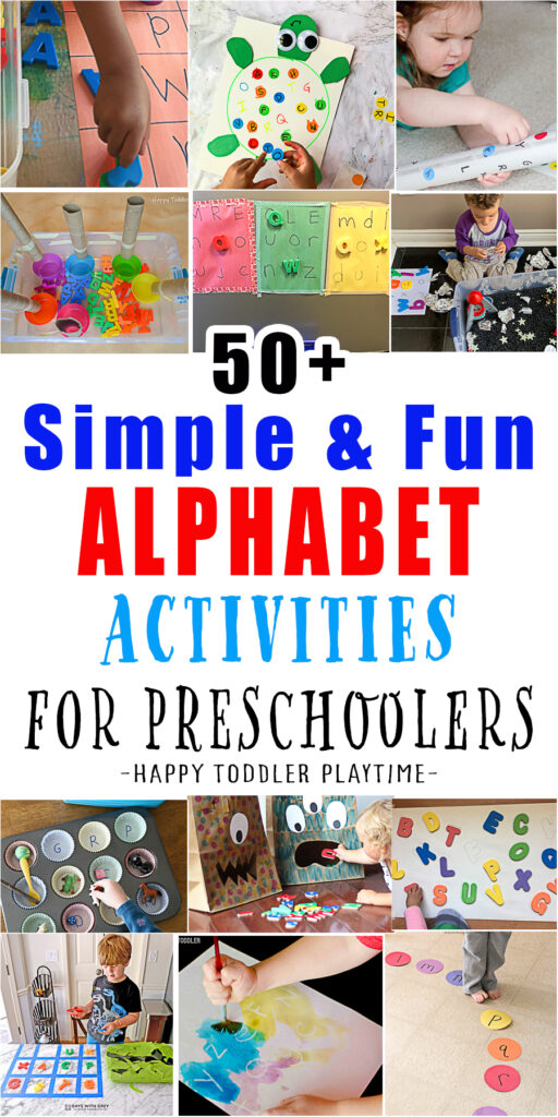 alphabet activities for preschoolers