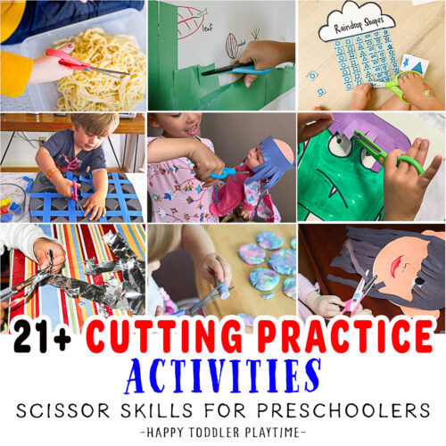 21+ Exciting Cutting Practice Activities for Preschoolers - Happy ...