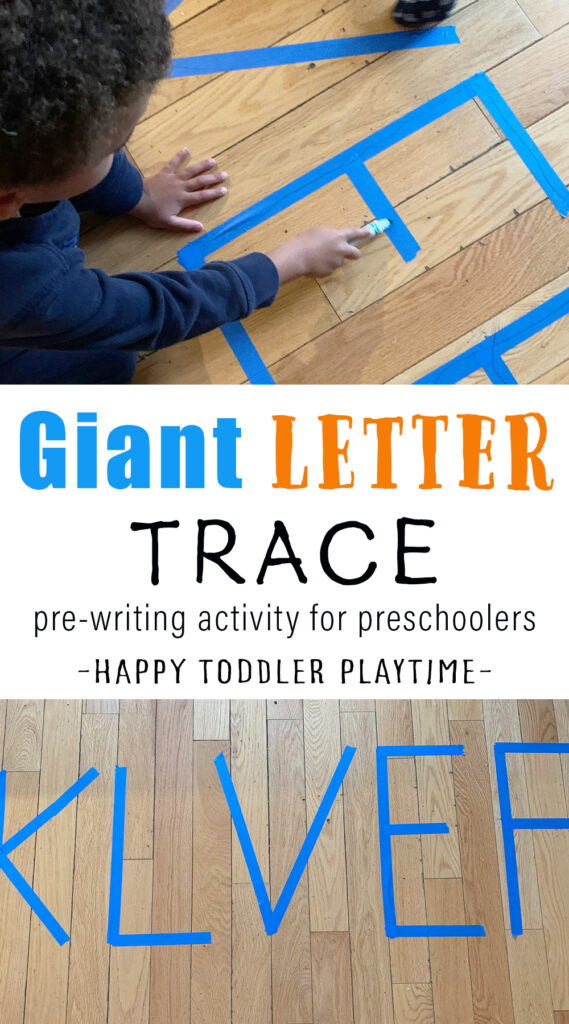 Giant Letter Tracing