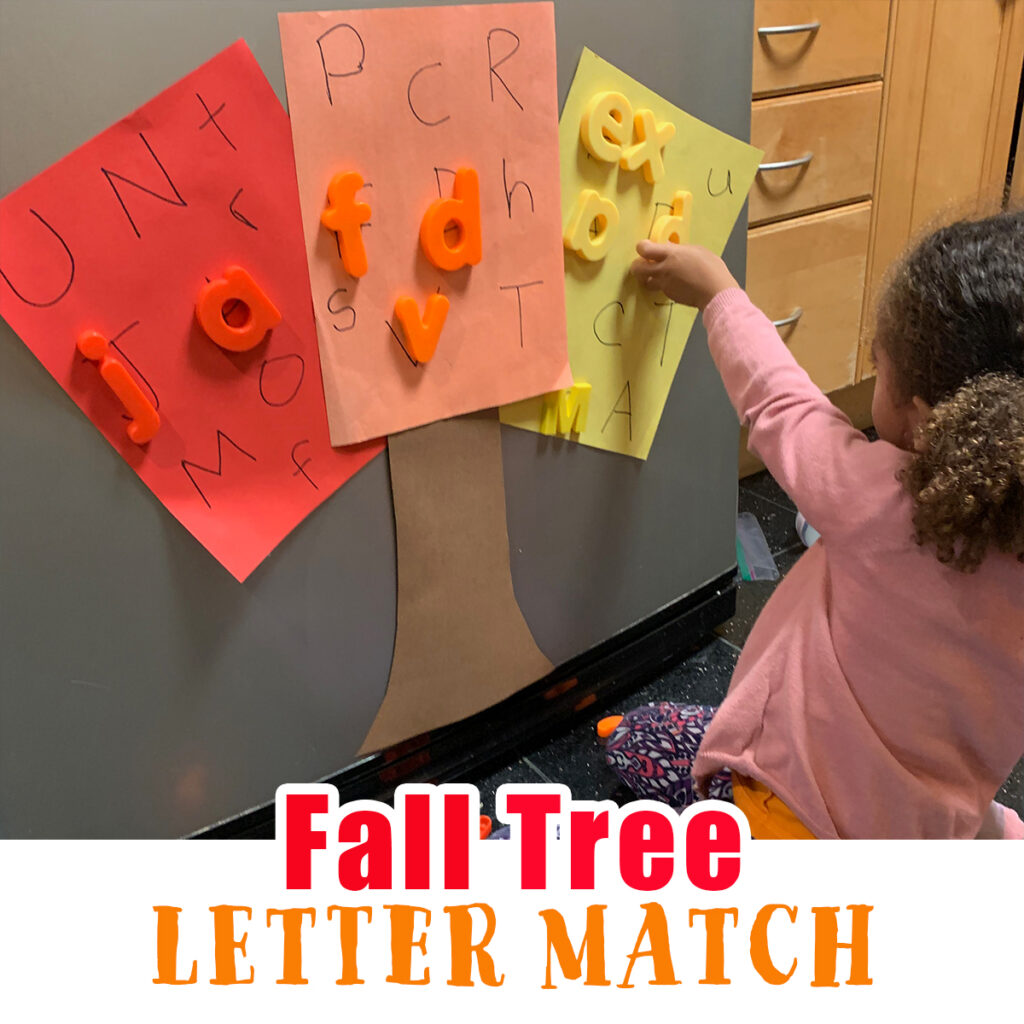 Fall Tree Letter Match