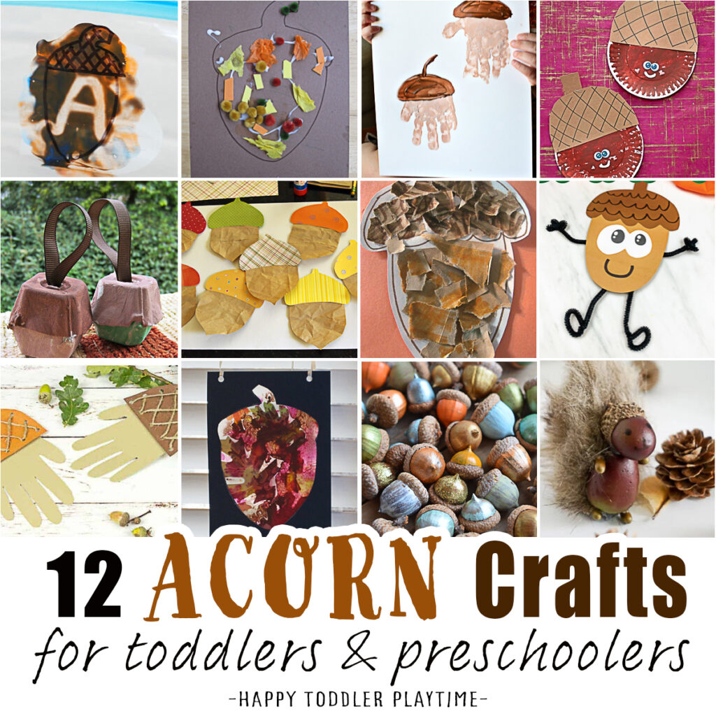 acorn crafts and activities 