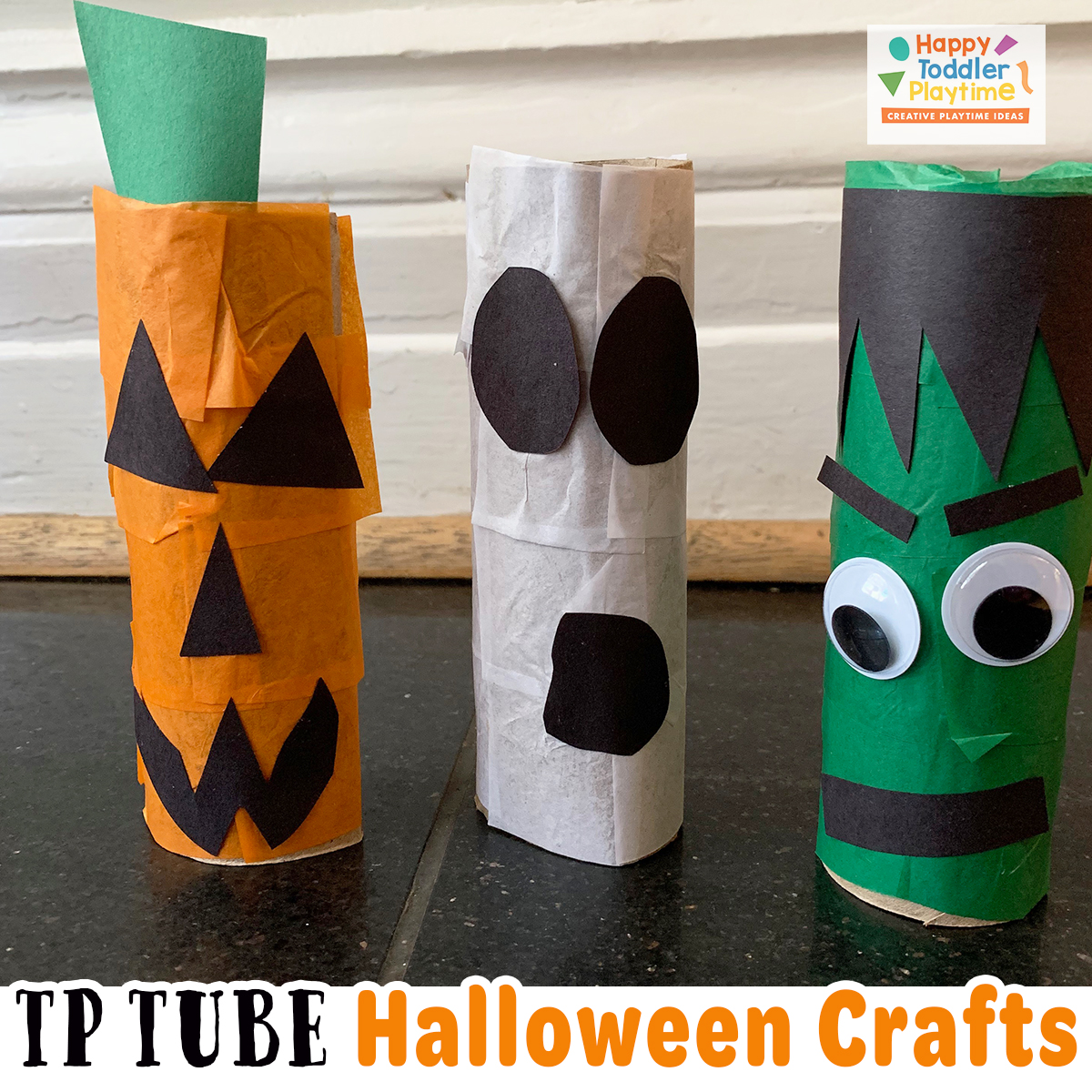 Toilet Paper Tube Halloween Crafts Happy Toddler Playtime