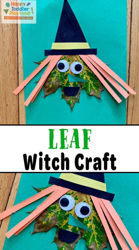 Leaf Witch Halloween Craft