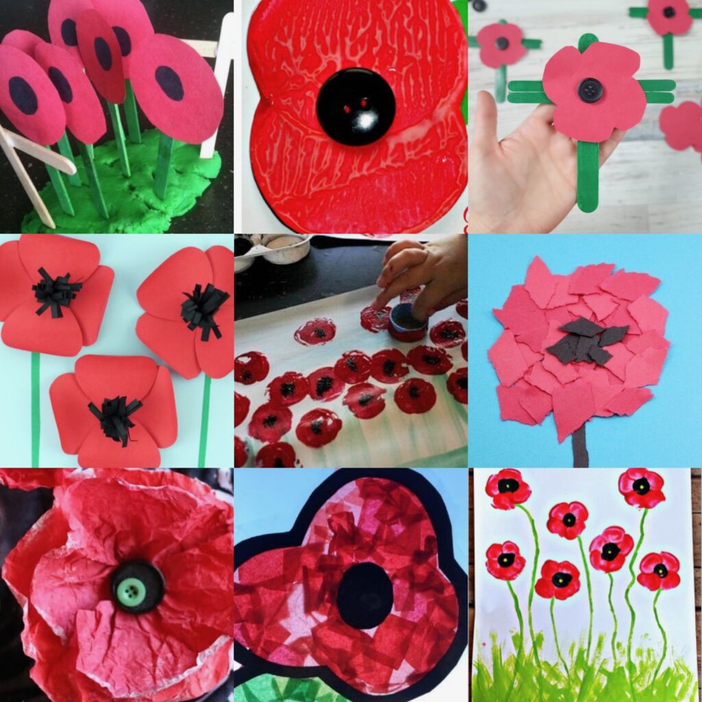 Remembrance Day Poppy Crafts