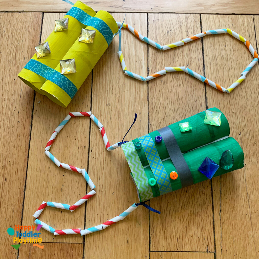 Earth Day Craft: Easy Toilet Paper Roll Binoculars - FeltMagnet