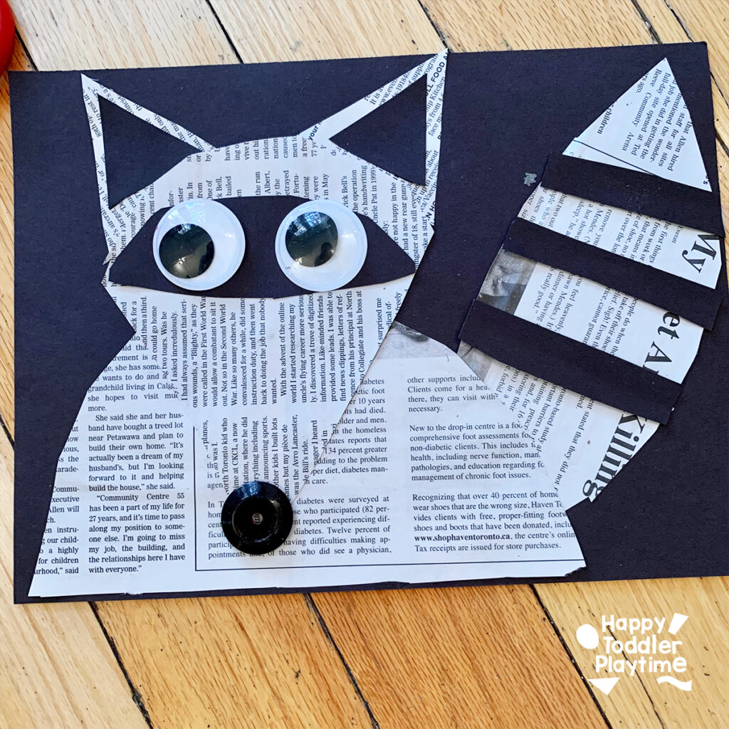 Easy Raccoon Craft for Kids