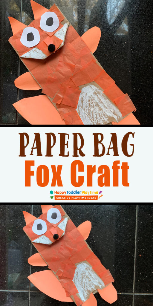 Paper Bag Fox Puppet Craft 