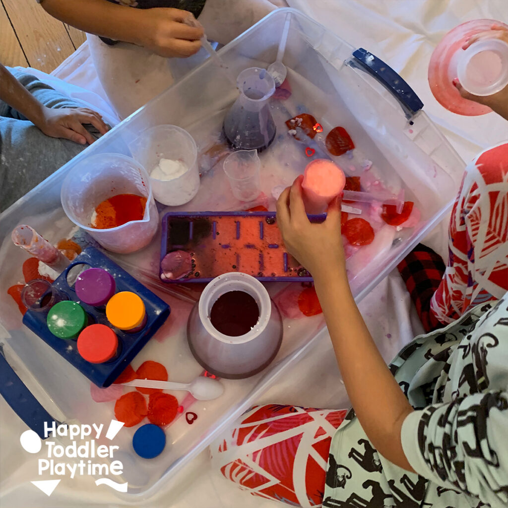 Love Potions Sensory Bin: Valentine's Day STEM