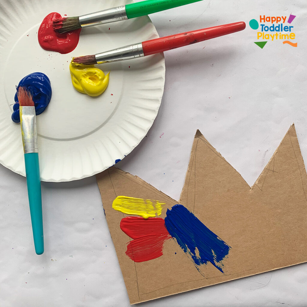 Cardboard Crown Craft for Kids