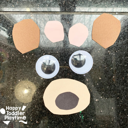 Paper Plate Teddy Bear Pouch Craft for Kids - Happy Toddler Playtime