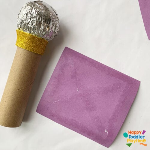 Cardboard Tube Microphone Craft for Kids - Happy Toddler Playtime