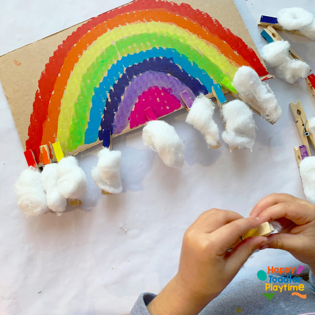 Rainbow Colour Matching & Fine Motor Activity