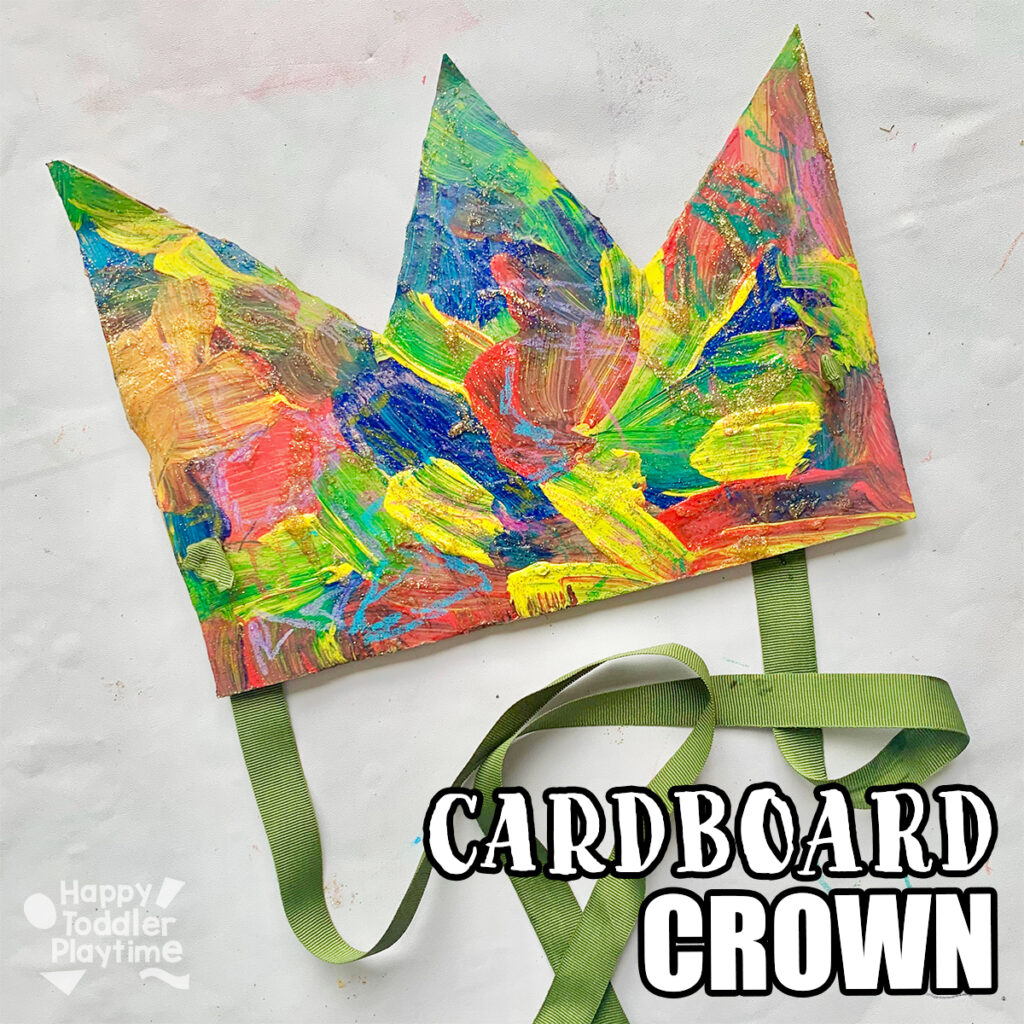 Cardboard Crown Craft for Kids