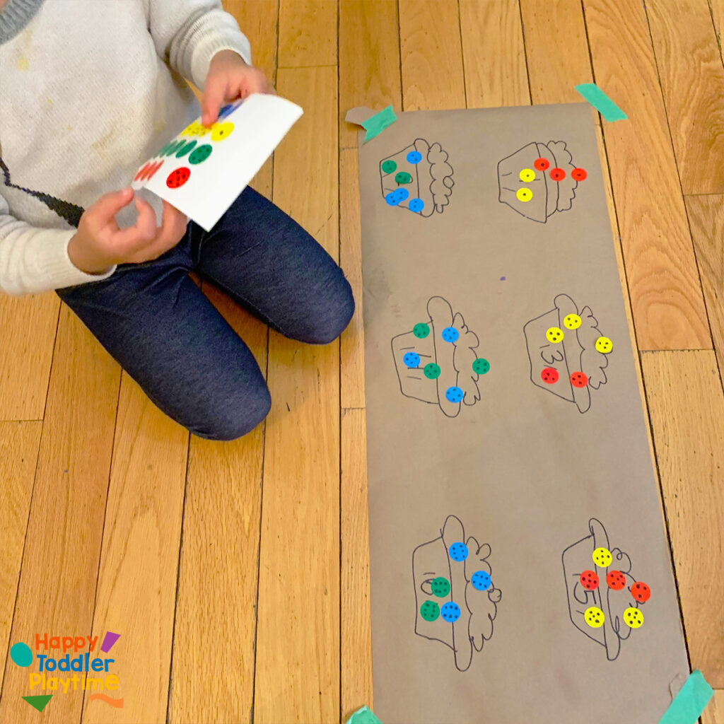 Dot Sticker Cupcake Math: Easy Toddler Activity