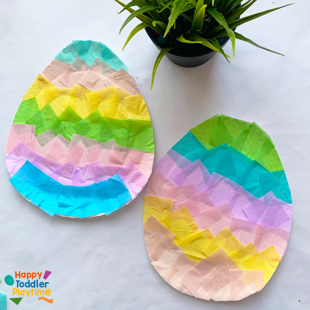 Adorable Paper Plate Easter Egg Craft for Kids Happy Toddler Playtime