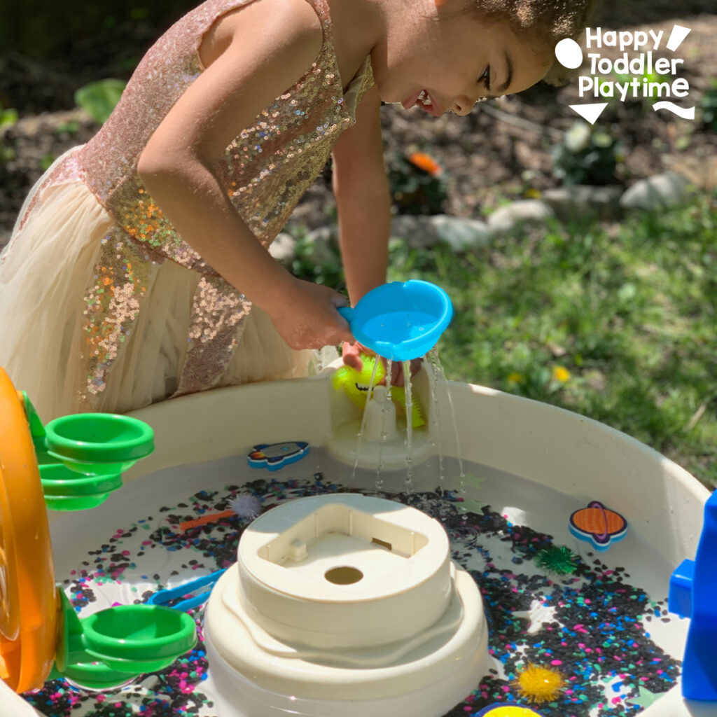 Super Easy Outer Space Water Table Activity