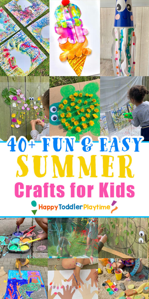 Easy art and craft activities to keep your child busy during summer holidays