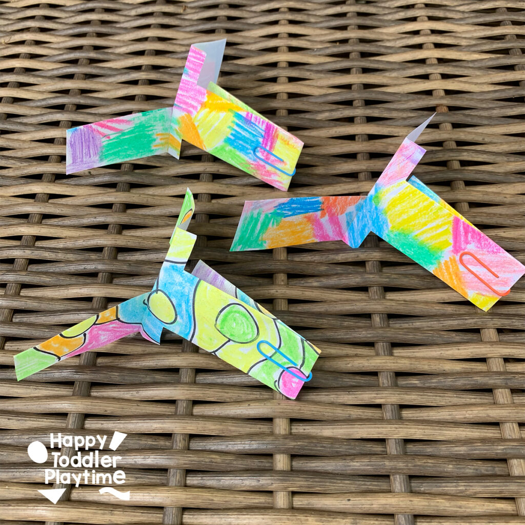 How to Make A Spinning Paper Helicopter