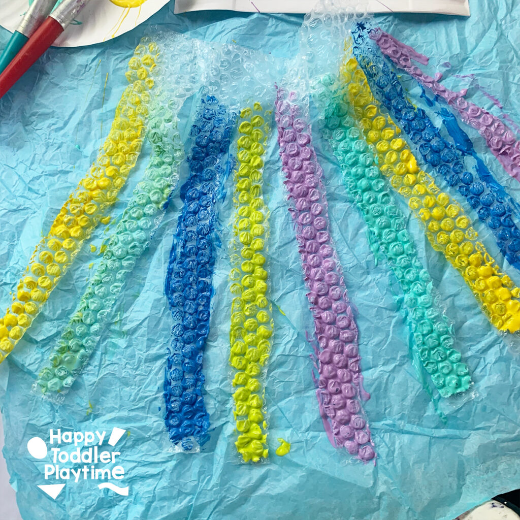 Adorable Bubble Wrap Jellyfish Craft