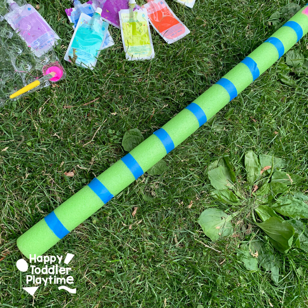 Painted Pool Noodle Craft for Kids