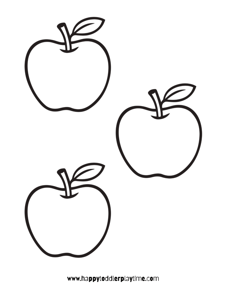 Free apple templates for crafts