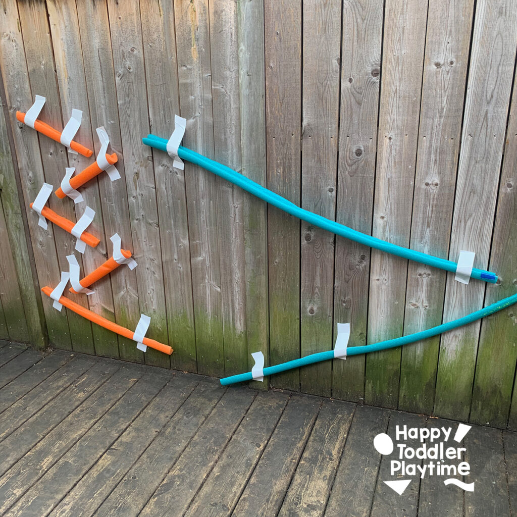 Pool Noodle Marble Run