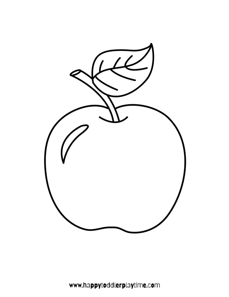 Free apple templates for crafts