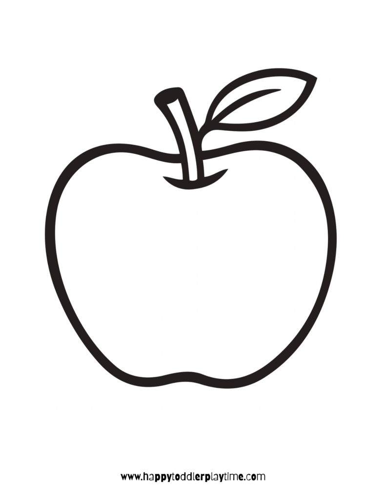 Free apple templates for crafts