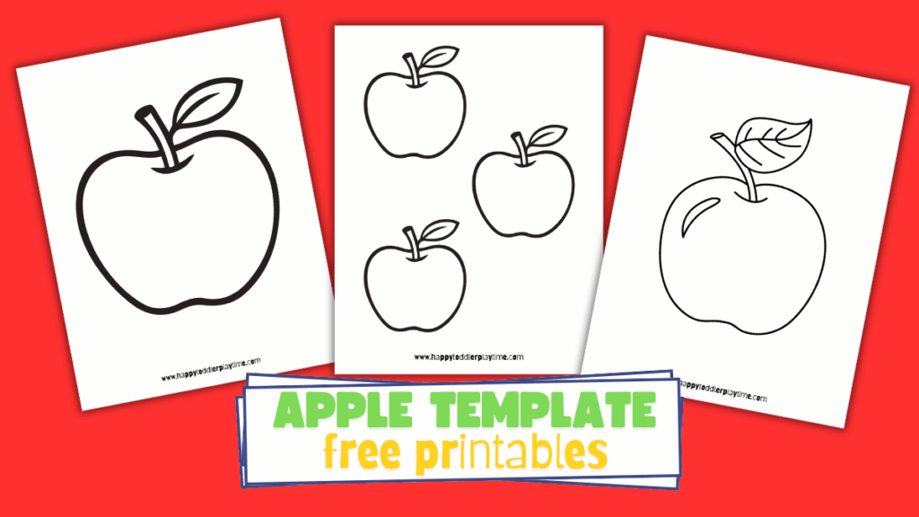 Free apple templates for crafts