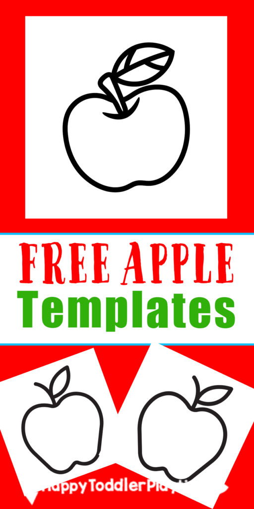 Free Apple Templates for Arts & Crafts