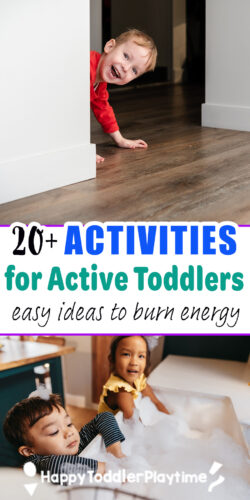 30+ Super Easy Activities for Active Toddlers - Happy Toddler Playtime
