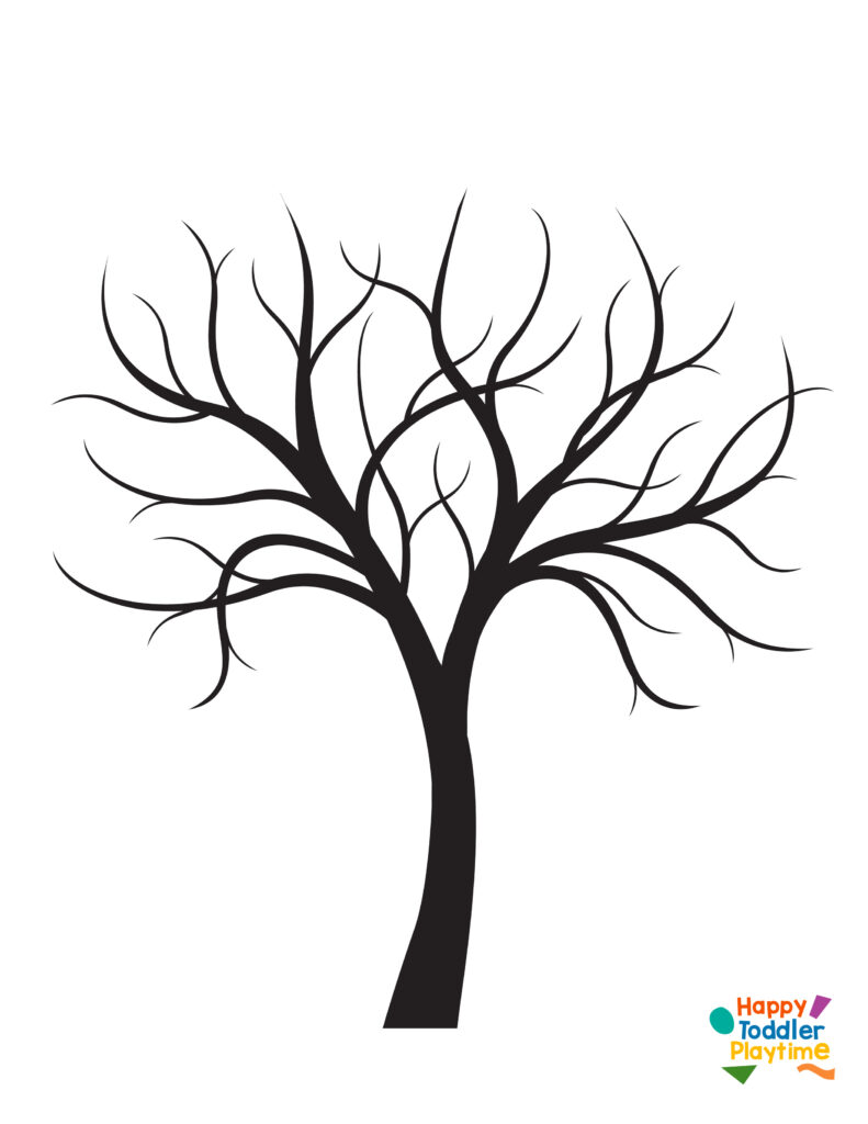 Free Tree Template for Crafts