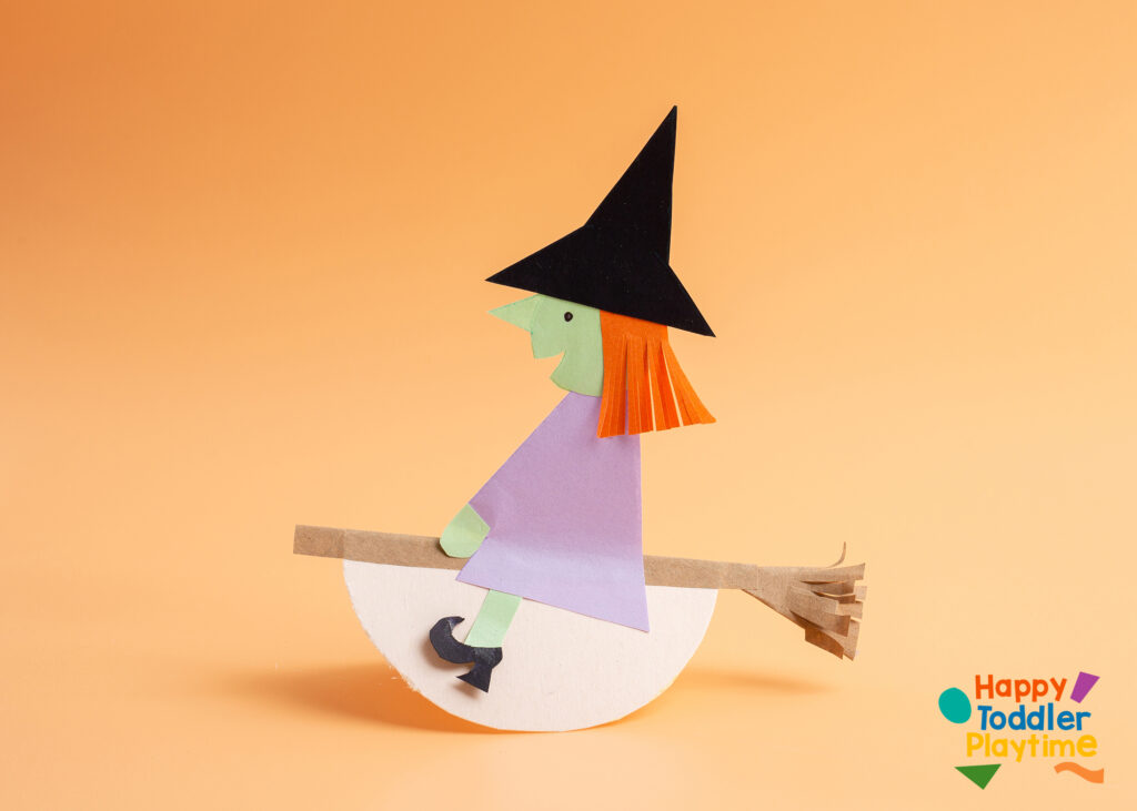 Rocking Paper Witch Craft for Kids