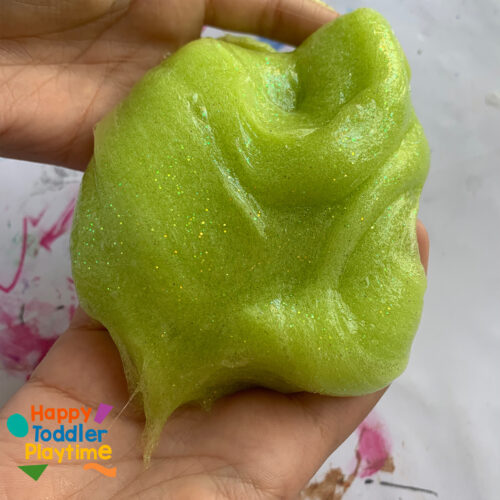 Christmas Floam Slime: Easy Recipe for Kids - Happy Toddler Playtime