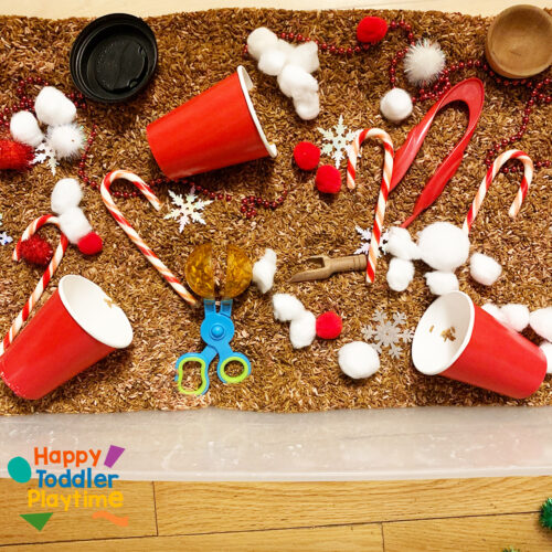 25+ Easy Christmas Sensory Bins for Kids - Happy Toddler Playtime