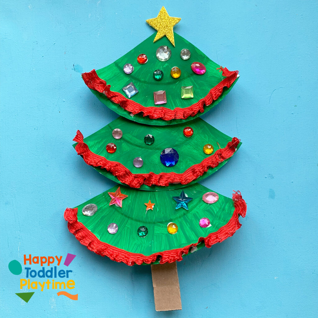 paper plate christmas craft