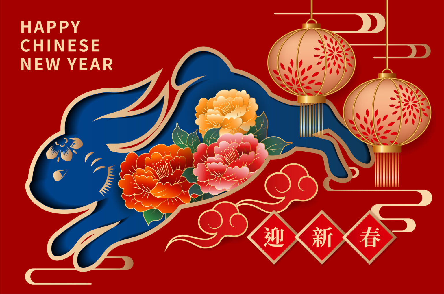 Chinese Rabbit Craft 23 Year of the Rabbit Crafts for Chinese or Lunar New Year - Happy ...