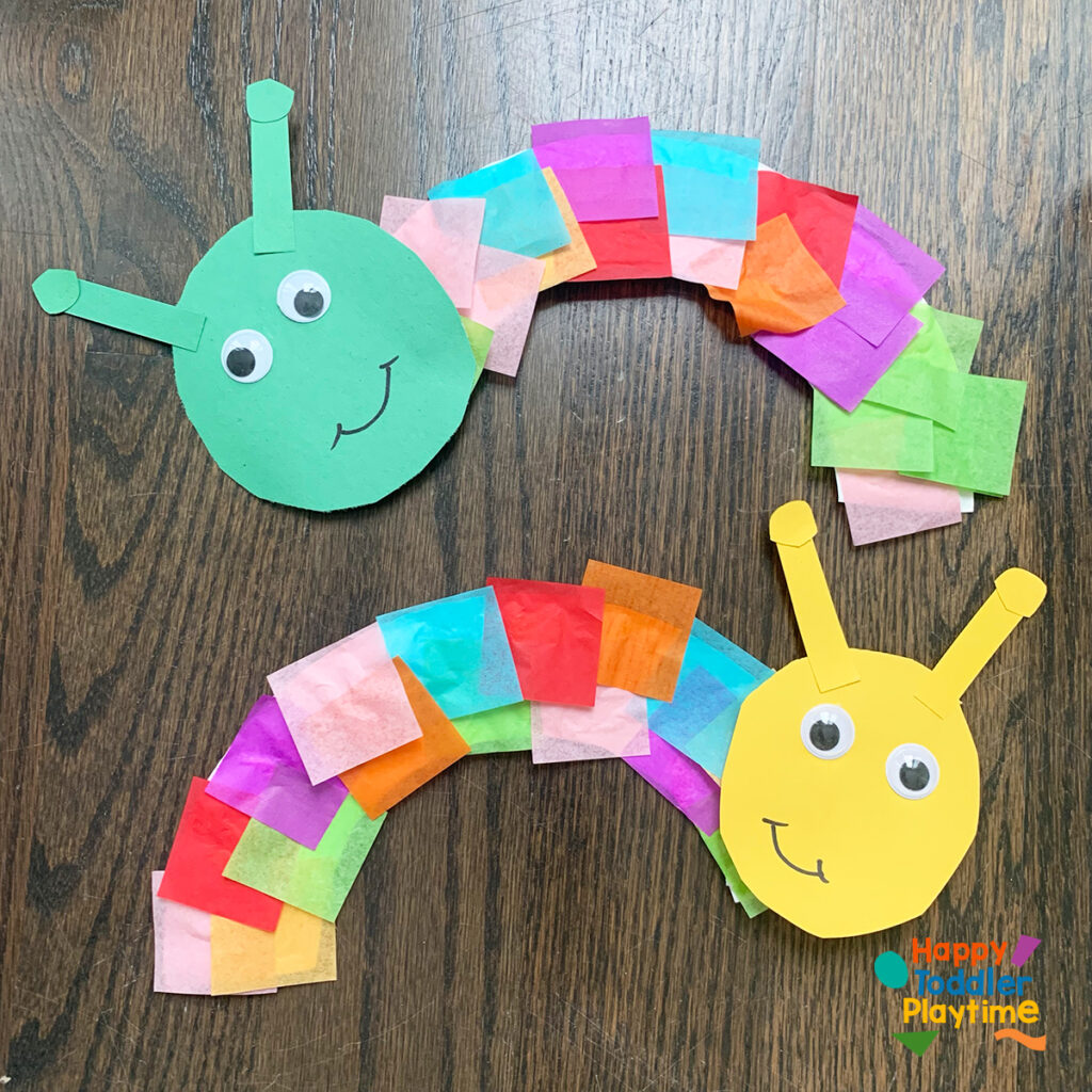 Easy Caterpillar Magnet Craft for Kids
